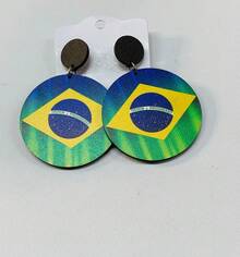Brazil World Cup Earrings - 耳環 18 - 查看 1