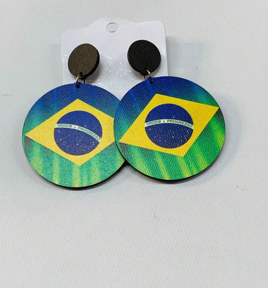 Brazil World Cup Earrings - 耳環 18 - 查看 1