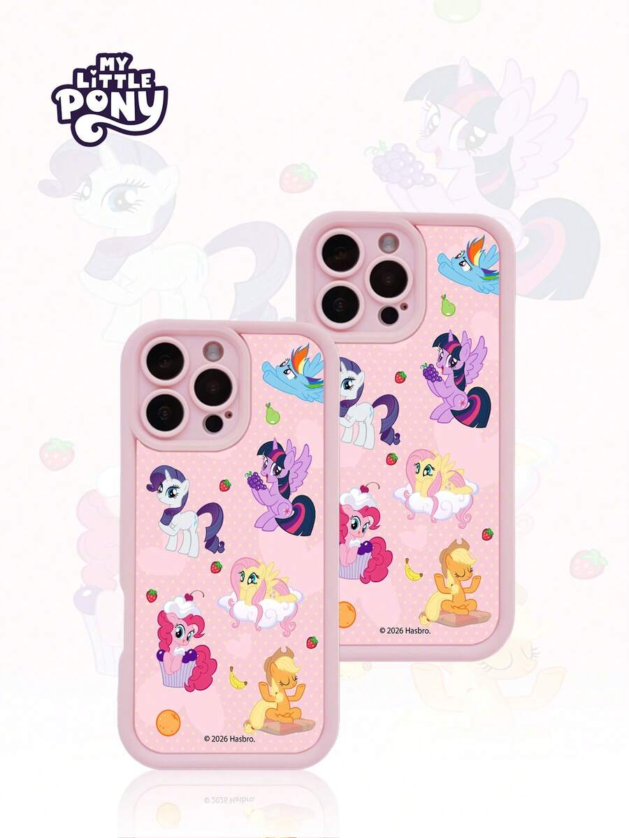 MY LITTLE PONY 官方授权女士粉色手机壳，兼容安卓机型：Galaxy S25 Ultra、Galaxy S24 Plus，以及苹果机型：11系列、12系列、13系列、14系列、15系列、15 Pro Max、16 Pro、16 Pro Max。防刮、防滑、防摔。 - 粉色 - 查看 1