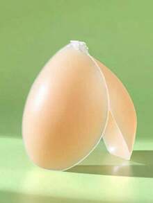 Silicone Bras, Wedding Bras, Invisible Bras, Strapless Silicone Bras, Reusable, Nipple Covers, Comfortable Waterproof Bra, Women's Silicone Push-Up Bra Covers, Popular Styles - 杏 - 查看 3