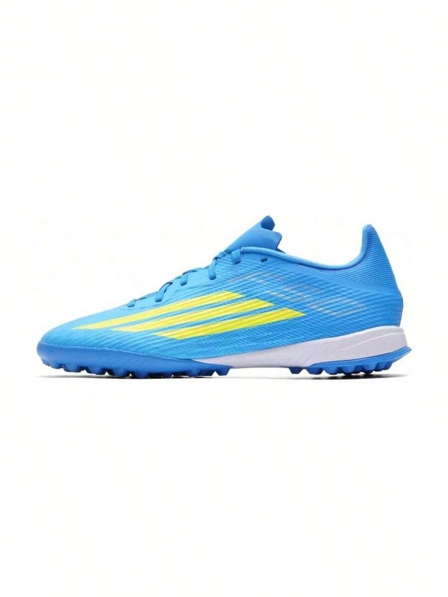 New Men's And Women's F50 LEAGUE TF Mid-Range Artificial Grass Soccer Shoes With Studs - Blue/Yellow - View 1