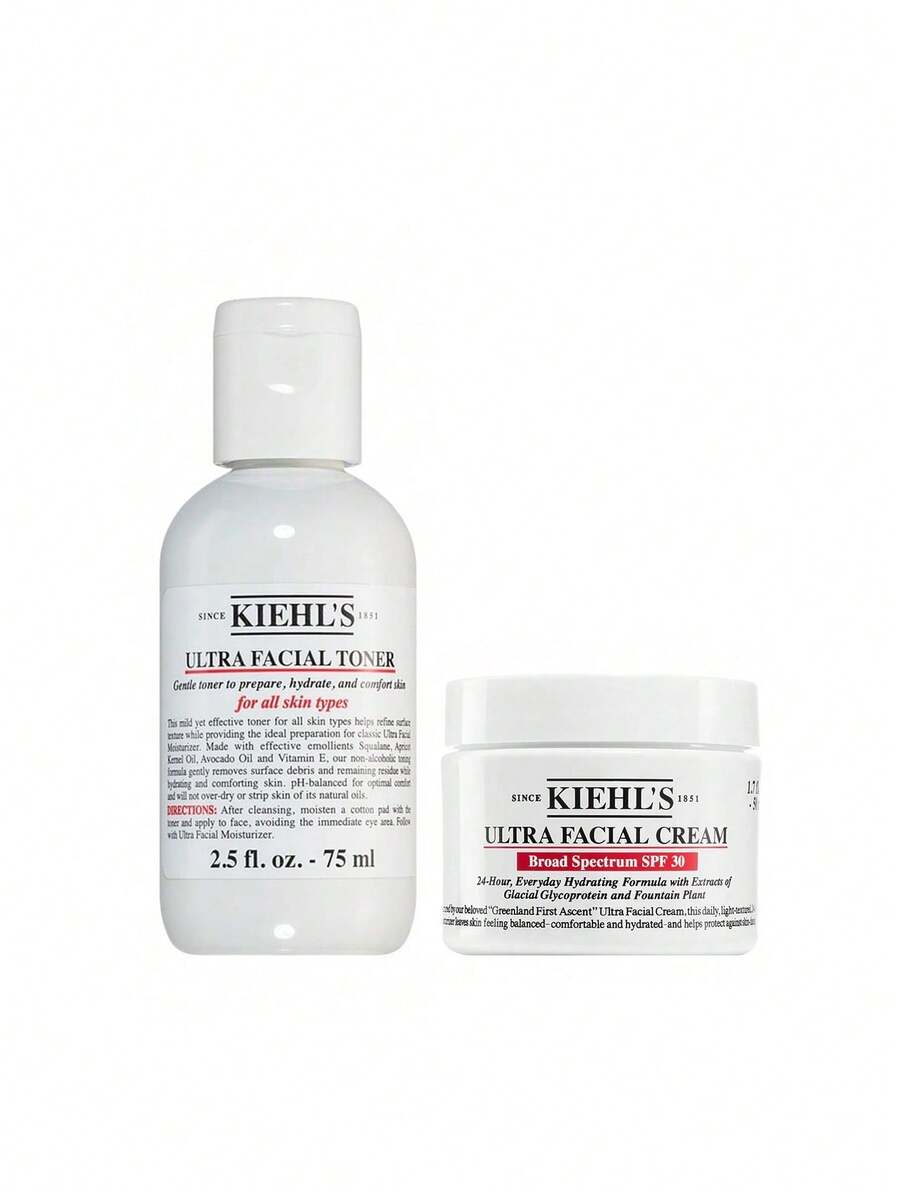Kiehl's [Bundle] Ultra Facial Toner 75 Ml + Cream SPF30 50 Ml - Ultra Facial - View 1
