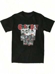 Fashion Print Casual T-Shirt Men  Size  S-Suicideboyed Men Women All Seasons T-Shirt Gray Day 2024 Tour Band T Shirts Harajuku Summer Cotton T-Shirts Tops   Men Size L-3XL Patterned Printed Short Sleeved Top T-Shirt CVLT - 黑色 - 查看 7