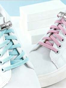 Adult Sneakers With Elastic Shoelaces, Easy To Install Without Screws, Convenient Slip-On Shoelaces - Multicolor - View 4