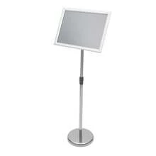 WUPYI Informationsständer, Verstellbarer Aluminiumlegierung Plakatständer, Standdisplay für Restaurants, Einkaufszentren, Hotels, Büros, Schulen - 1PC - Übersicht 8