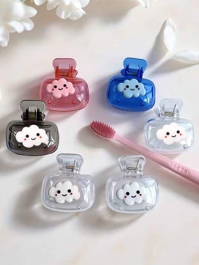 Hộp đựng bàn chải đánh răng hình đám mây dễ thương, Giá đỡ bàn chải đánh răng hình đám mây mặt cười, Hộp đựng bàn chải đánh răng du lịch, Kẹp bảo vệ đầu bàn chải đánh răng di động, Kẹp đựng bàn chải đánh răng, Vỏ bảo vệ bàn chải đánh răng, Thiết kế nhỏ gọn dễ mang theo, Vỏ bảo vệ đầu bàn chải đánh răng chống bụi khi đi du lịch, Hai lỗ nhỏ giúp thoát nước tốt hơn, Vật dụng cần thiết cho mùa tựu trường và du lịch, Món quà tuyệt vời nhất cho người yêu, bạn bè, gia đình, giáo viên, người đam mê du lịch.