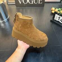 Women Snow Boots - Khaki - View 2