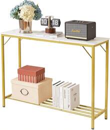 Bench Table - Or et blanc - Voir 9