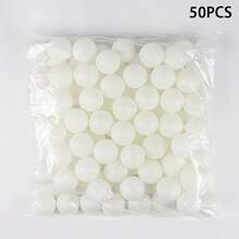 50pcs 40mm Matte Table Tennis Balls, Bright Yellow And White Durable PP Material Rust-Proof, Suitable For Adult Practice And Entertainment, Table Tennis Sports Accessories, Racket Sports, Raffle Props, Party Games And Outdoor Sports, For Ages 14 And Up - Multicolor - View 5