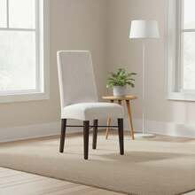 Kiva 2 Chair Covers Made Of Super Elastic Fabric, Various Colors Available – Bi-Elastic Chair Covers, Breathable And Adaptable To Multiple Models, Protection Against Daily Wear And Tear - 奶油白 - 查看 2