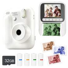 Kids Instant Print Camera, Digital Camera With Fun Photo Frames And Color Filters, 8x Zoom, 1080P HD Digital Camera, Supports Burst Mode And Flash, Graduation, Christmas, Birthday And New Year Gift, Suitable For 3-12 Years Old Boys And Girls - Multicolor - View 16