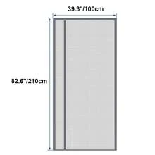 Pintu Layar Magnetik Bukaan Kiri/Kanan Dua Sisi, Jaring Poliester Berkualitas Tinggi yang Dapat Dilepas, Partisi Jaring Bebas Genggam, Tirai Pintu Layar Tugas Berat untuk Mencegah Serangga Masuk, Memungkinkan Angin dan Hewan Peliharaan Masuk, Abu-abu - abu-abu - View 17