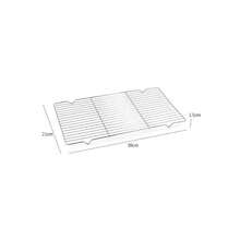 Bộ 3 giá/1 giá làm nguội và nướng bằng thép không gỉ chịu lực cao - Dùng được cho thực phẩm, dễ vệ sinh, an toàn với lò nướng và máy rửa chén, lý tưởng cho việc nấu nướng, nướng bánh và làm nguội bánh quy. - Bạc - Xem 11