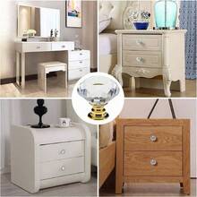 Bộ 10 núm tay nắm ngăn kéo lớn hình kim cương bằng acrylic 30mm kèm ốc vít. - Kích thước lớn 30mm - Xem 10