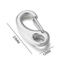 1 chiếc khóa càng cua bằng thép không gỉ 304 mạ vàng/bạc kèm vòng nối, thích hợp để tự làm trang sức như vòng tay, dây chuyền, móc khóa. - kẹp tôm hùm - Xem 8