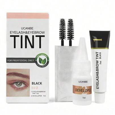 Eyelash Eyebrow Dye Tint Kit Brow Enhancer Mascara Lift Tinting Tattoo Eyes Makeup Tools