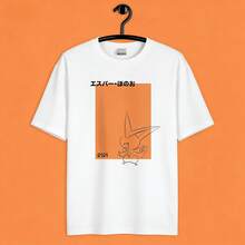 Victini Inspired Hoodie_Sweater_T-Shirt _ Unisex _ Japanese _ Adult Gift - 白色 - 查看 1