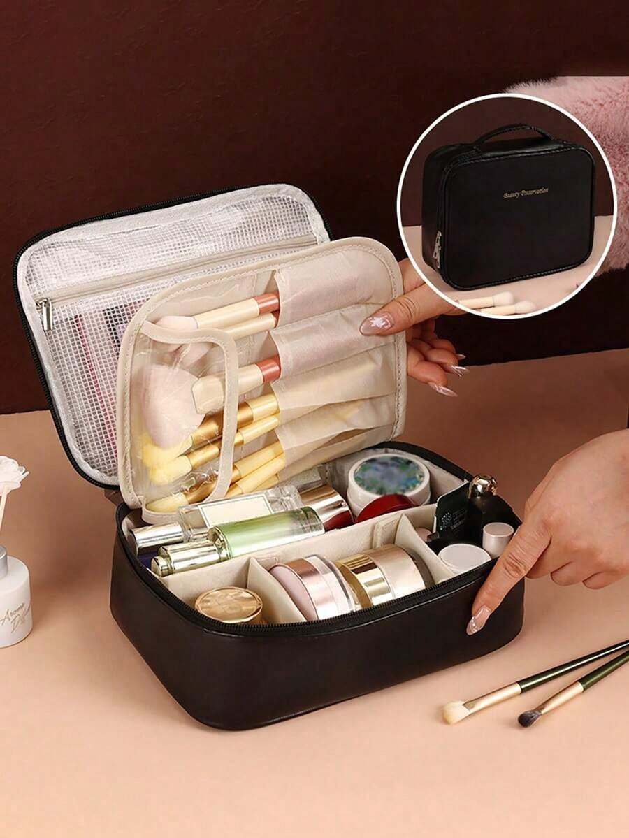 Toiletry Bags - Black - View 1