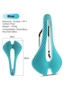 WEST BIKING Hive Bicycle Saddle - Road Bike Shock-Absorbing Breathable Cycling Seat Cushion | Hollow Pressure Relief 3D Airflow Comfort Saddle - Multicolor - View 11