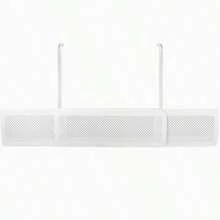 1 pieza Deflector de aire acondicionado, tabla de desviación de salida de enfriamiento sin instalación, escudo anti-viento colgante para aire acondicionado - Blanco - Ver 10