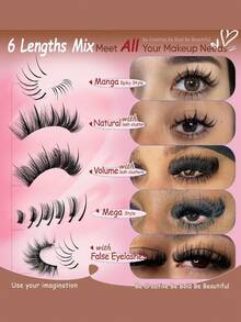 328 Clusters Pointed Extra Long 12-22mm Eyelash Clusters With 7-9mm Base, Professional Lash Extension Clusters For Multi-Eye Lash Styles, DIY Lashes For Cartoon/Spiky/Dramatic Look - C - View 2