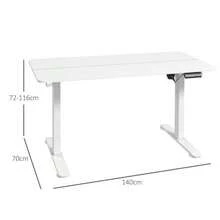 Home Office Desks - White - View 4
