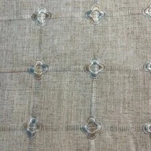 HXARTMIS 1件优雅奢华刺绣蕾丝灰色亚麻桌旗,饰以绿色图案,长方形桌布,现代风格餐桌装饰,多种尺寸可选 - 灰麻+綠 - 查看 9