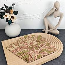 IOOJA 20/50pcs 2-Ply Unfolded Size 33*33cm Gold Flower Pattern Printed Party Napkins, Disposable Tissue Paper Suitable For Theme Parties, Essential For Company Events, Friends Gatherings - Multicolor - View 3