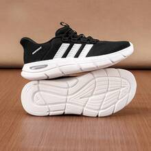 Adidas Giày thể thao chạy bộ SPORTSWEAR M unisex nhẹ, thoáng khí, kiểu dáng thường ngày - Đen và trắng - Xem 7