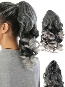 Tóc giả buộc đuôi ngựa cỡ lớn 8 inch dành cho nữ, kiểu dáng thanh lịch, xoăn gợn sóng, chất liệu tổng hợp, đa năng, phù hợp cho mọi kiểu tóc - Phụ kiện tóc hàng ngày, quà Giáng sinh, kẹp tóc thời trang, kẹp tóc nữ, kẹp tóc thanh lịch, phụ kiện mùa thu/đông, kẹp tóc kiểu tóc ngày lễ, trang phục mùa hè, kẹp tóc đi biển, kẹp tóc du lịch, quà sinh nhật. - Nhiều màu - Xem 21