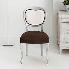 Kiva 2 Universal And Versatile Chair Covers, Various Colors Available – Easy-To-Fit Protective Chair Cover For Backrest, Seat And Arms - Marrón 2 - View 5