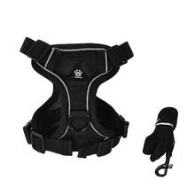 1 Set Arnés para gatos para caminar al aire libre, arnés suave para mascotas anti-escape, chaleco arnés ajustable para gatos y perros con tira reflectante, arnés transpirable para mascotas de fácil uso - Multicolor - Ver 14