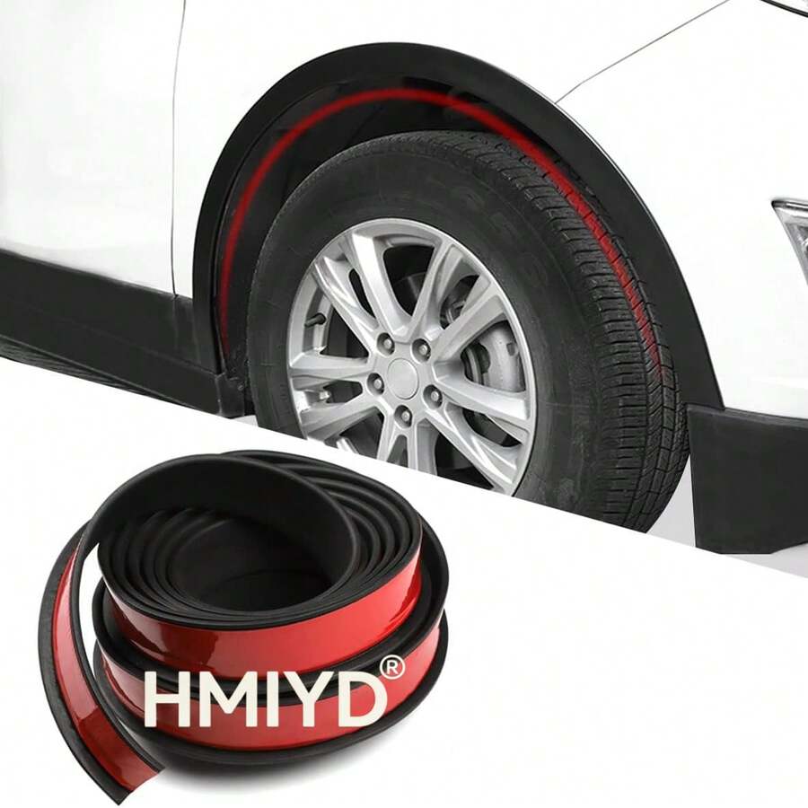 HMIYD Automotive Wheel Eyebrow Lip Edge Trim, Universal Rubber Wheel Eyebrow Edge Protection Cover, Suitable For Automotive Wheel Eyebrow Edge Trimming - Black - View 1