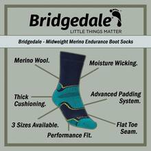 Bridgedale - HIKE Midweight Merino Performance Boot Socks For Men - Verde - Ver 5