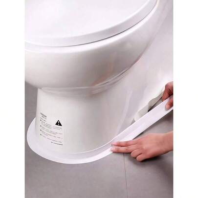 1 Roll Mildew-Resistant Sealing Tape, Self-Adhesive Sealing Strip Made Of PVC Material With Sticky Backing, Suitable For Bathroom Bathtub, Toilet, Kitchen Sink, Wall Sealing