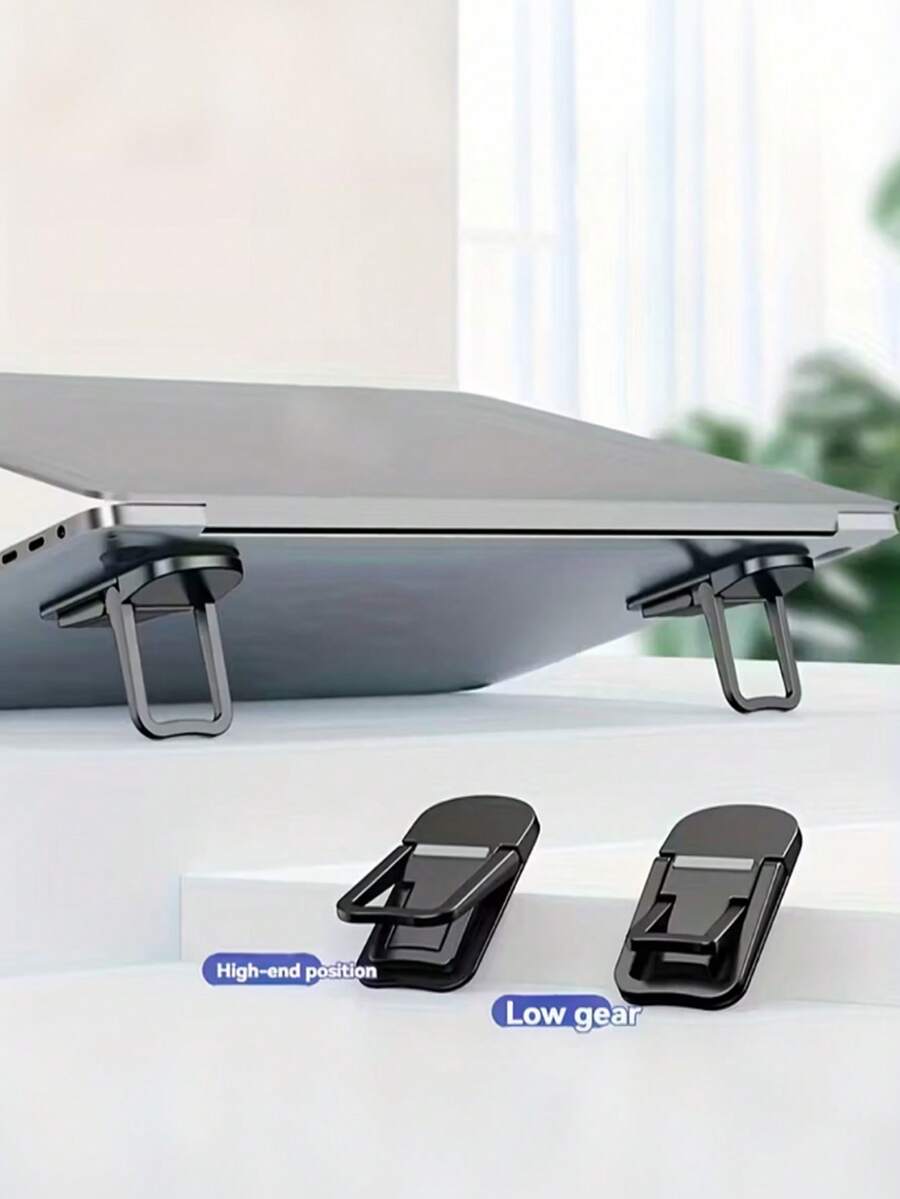 Giá đỡ laptop điều chỉnh 2 cấp độ với hệ thống làm mát - Giá đỡ gấp gọn di động với khả năng điều chỉnh độ cao tiện dụng, đế chắc chắn và thiết kế nhỏ gọn giúp cải thiện luồng khí và tiết kiệm không gian - Phù hợp với mọi dòng laptop (dùng tại nhà và văn phòng)