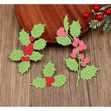 Little Bear - Troqueles para hacer tarjetas, sellos de corazón y globos para hacer manualidades, álbumes de recortes, manualidades, decoraciones en relieve - A- Hoja y fruta pequeña - Ver 13