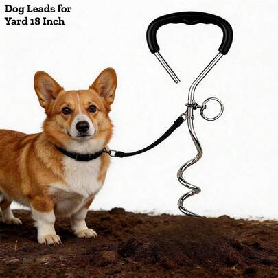 ShadeMart Upgraded Dog Leash Post, 360 ° Rotating Dog Running Anchor, Heavy Duty Large Dog Post, Dog Treadmill, Suitable For Outdoor Camping In The Yard