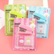 Mini Stapler - A Portable Manual Stapling Tool Suitable For Students And Office Use, Compact Design, Essential Multifunctional Stationery - Multicolor - View 2