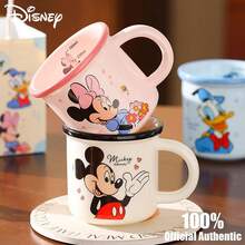 Disney 迪士尼官方正品 2026 新款米奇高美可爱水杯 家用卡通早餐杯 办公咖啡杯 牛奶杯 称重杯 - 彩色 - 查看 4