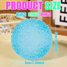 2026 Trending Nee Doh Same Style Color Squeeze Soft Candy Ball- Stress Relief Toy, Squeeze Sensory Toy, , Suitable For Birthday/Party Gifts,Squishies Anxiety Stress Relief, Ice Squishy Stress Cube Malt Sugar Balls, Anxiety Relief, Sock Stuffing, Classroom Rewards,For Kids Adults Elastic Party Favors Gift (Blue) - Màu xanh lam - Xem 3