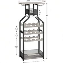 Freestanding Wine Racks & Cabinets - Grey - View 2
