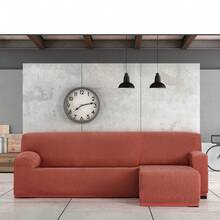 Kiva Universal And Versatile Short Arm Right Chaise Lounge Sofa Cover, Various Colors Available – Easy To Fit Protective Chaise Lounge Sofa Cover For Backrest, Seat And Arms - Trojan Orange - View 5