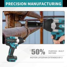 DTW700 1000N.Cordless Drill Screwdriver Rechargeable Tools Torque Wrench Brushless Wrench High Torque - NO BATTERY - View 7