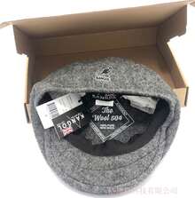 KANGOL Kangaroo Brand Baseball Cap Model 504 With Embroidered Logo Made Of Wool Fedora Hat, Fashionable And Versatile Accessory. JNAK - 咖啡色(正方形鋼印) - 查看 11