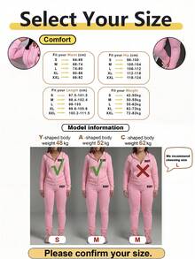 Tracksuit For Women Set 2 Piece Joggers Letter Print Jogging Sweat Outfits Hoodie And Sweatpants Set - Pink - View 2