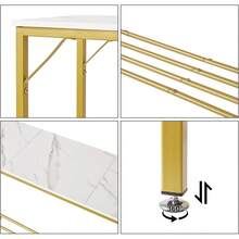 Bench Table - Or et blanc - Voir 7
