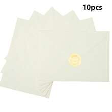 10/30/50pcs High Quality V-Flap Envelopes, Suitable For Party, Wedding, Thank You Cards, Invitations And Business Mailing, Includes 50 Envelopes And 2 Stickers, Size: 18.39 X 13.31 Cm, 120 Gsm - A - View 18