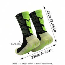 Vớ bóng đá họa tiết rằn ri mũi tên unisex, vớ bóng đá thể thao thoáng khí bằng silicon chống trượt, mùa thu - Nhiều màu - Xem 4