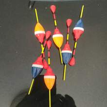 3件套直型浮漂、钓线连接器、鱼钩配件套装（1克/2克/3克），适用于湖泊、池塘、河流等淡水水域垂钓，可钓鲈鱼、鳟鱼、太阳鱼、鲤鱼、鲫鱼等鱼类，是钓鱼爱好者的理想礼物，多种尺寸可选，钓鱼装备，钓鱼用品。 - 彩色 - 查看 4